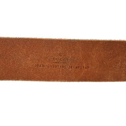 Gucci Faded Calfskin Double G 40mm Belt 95 38 Cuir 3 of 12