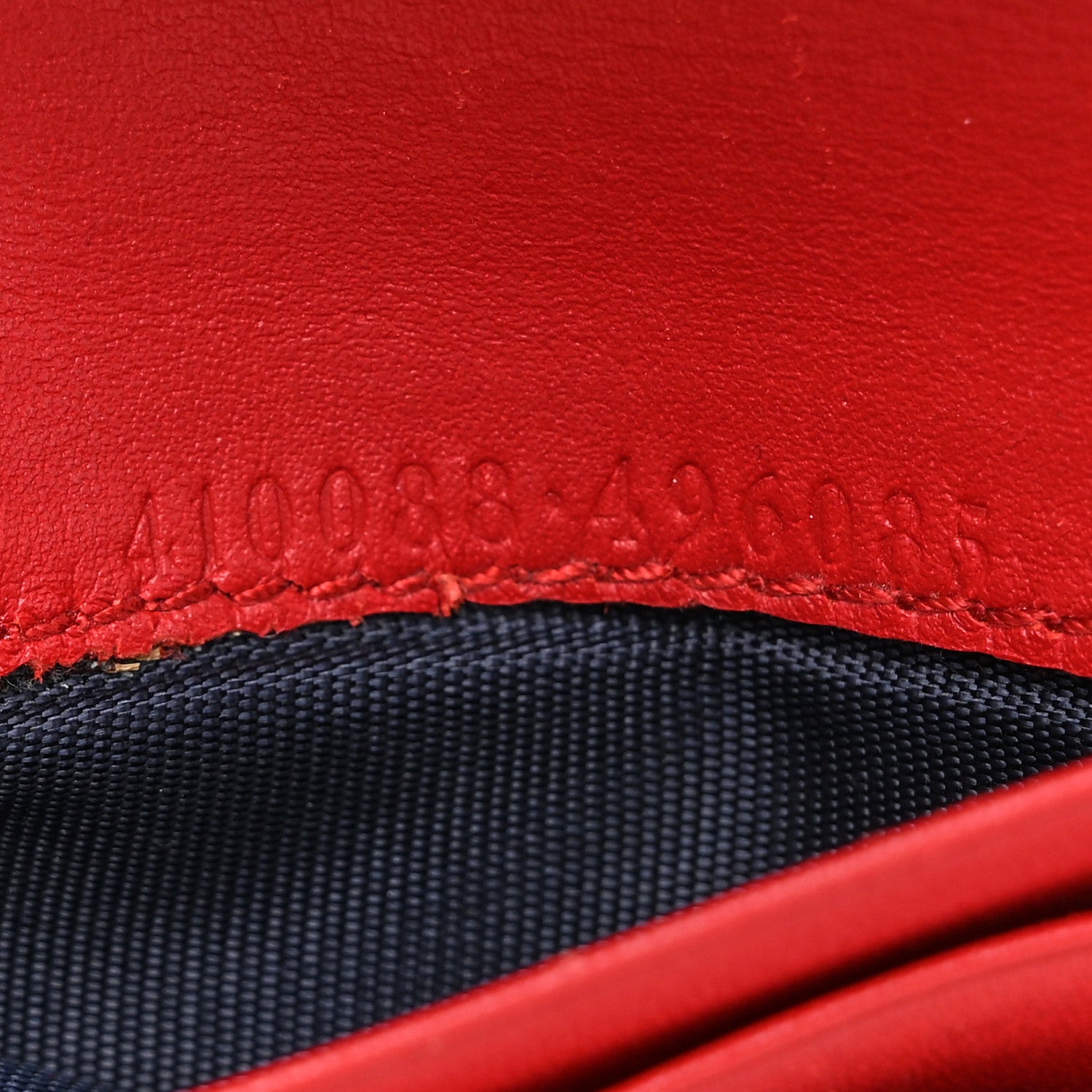 Gucci GG Supreme Monogram Blooms Card Case Wallet Beige Blue Navy Hibiscus Red 8 of 13