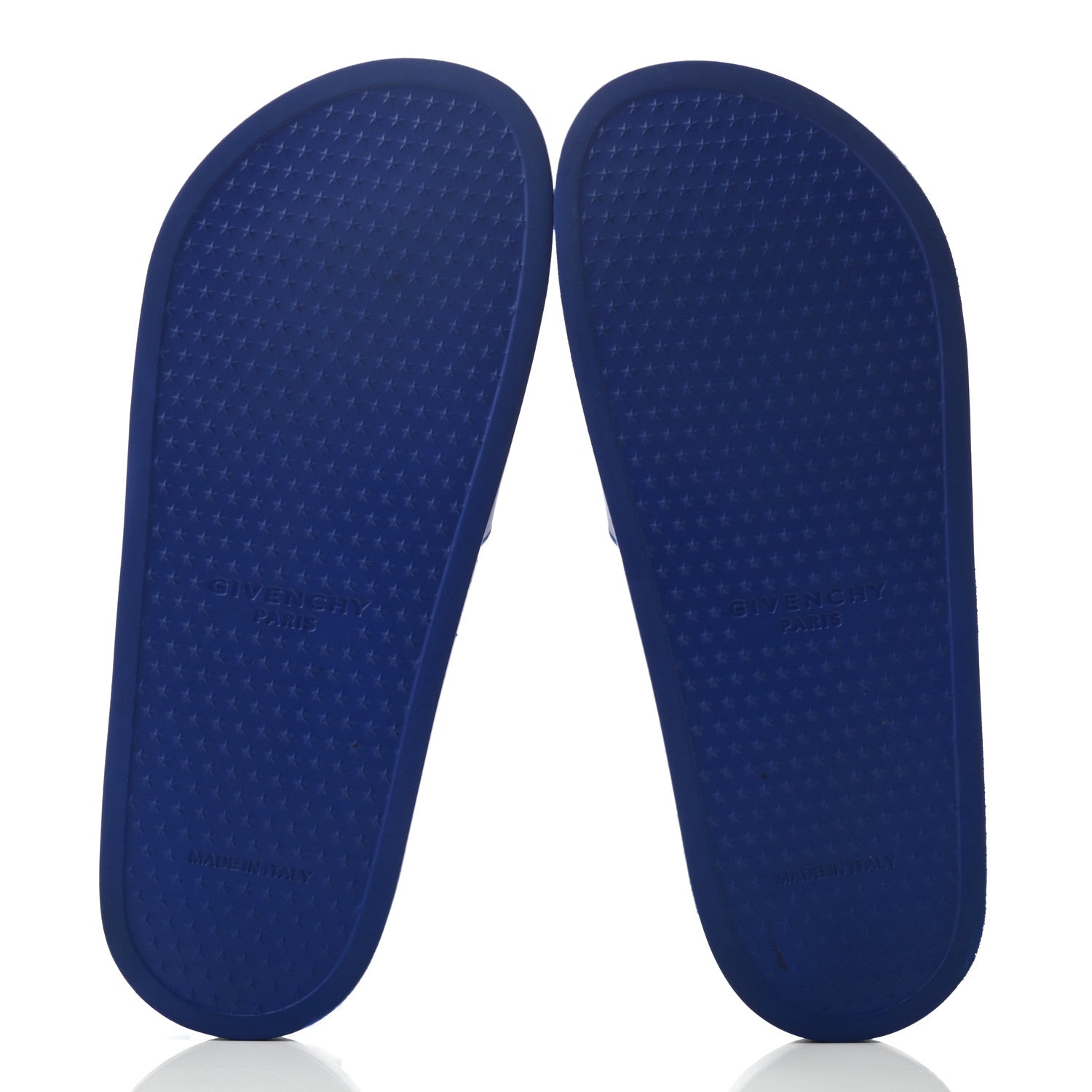 Givenchy Rubber Logo Womens Pool Slide Sandals 39 Blue Indigo 5 of 9