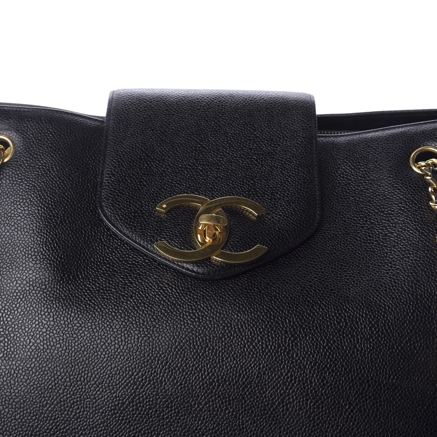 Chanel Caviar XL Weekender Bag Black 11 of 11