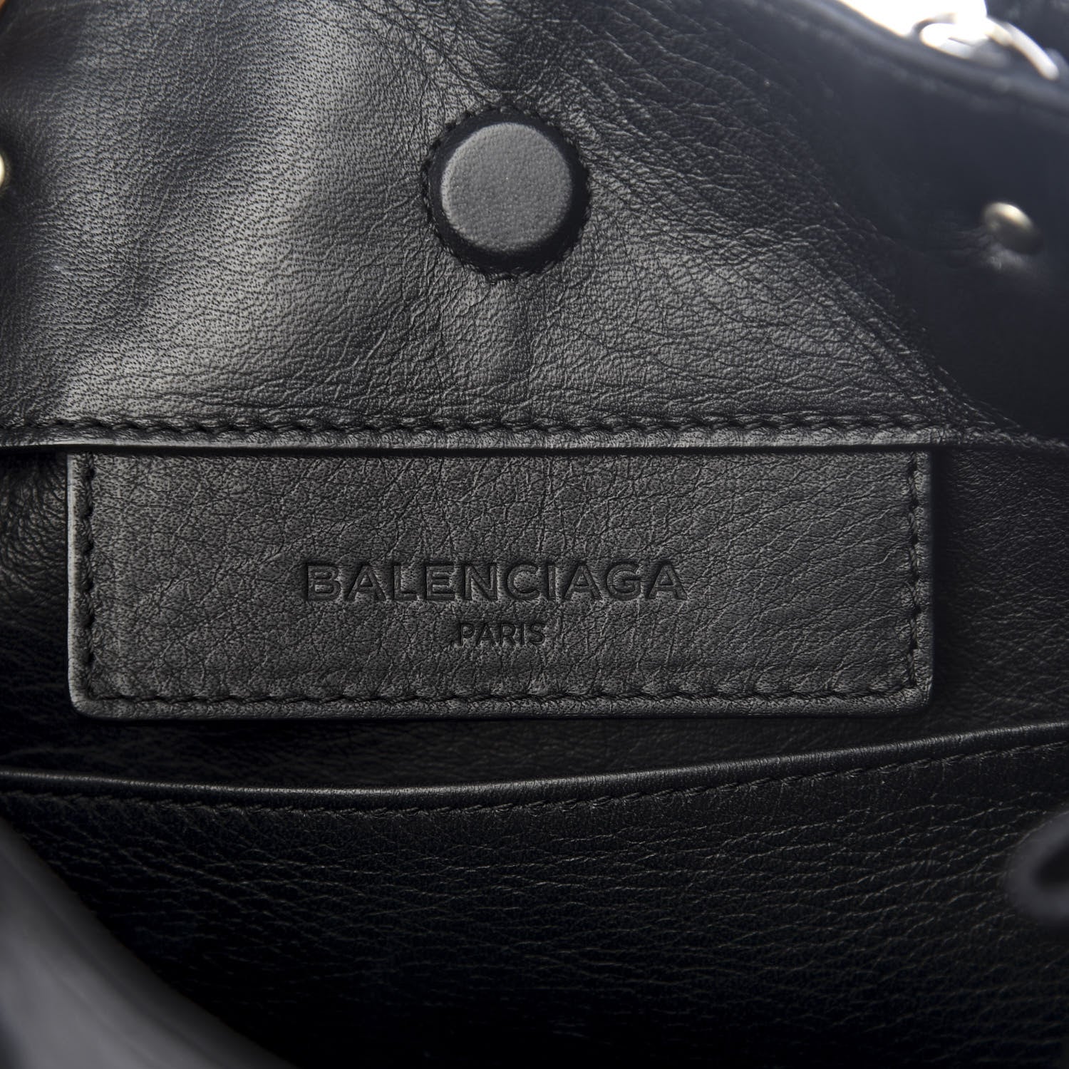 Balenciaga Calfskin Papier Mini A4 Tote Black 7 of 8