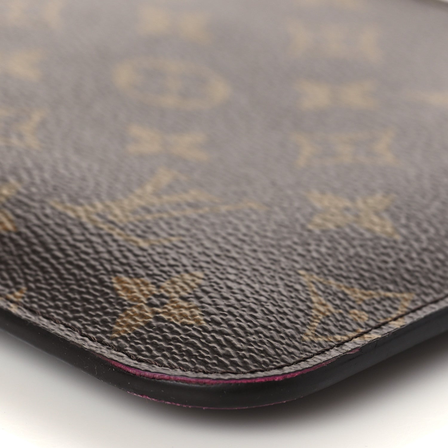 Louis Vuitton Monogram Neverfull MM GM Pochette Pivoine 10 of 11