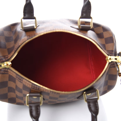 Louis Vuitton Damier Ebene Speedy Bandouliere 25 7 of 12
