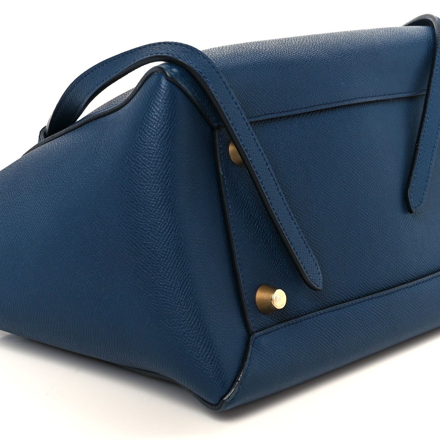 Grained Calfskin Mini Belt Bag Indigo