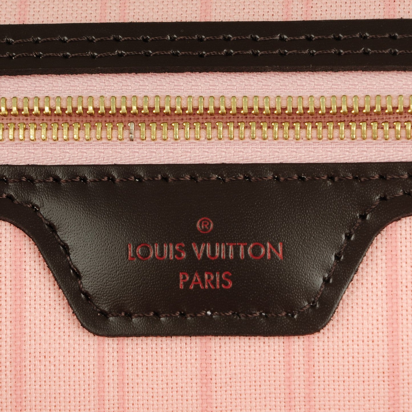Damier Ebene Neo Neverfull MM Rose Ballerine