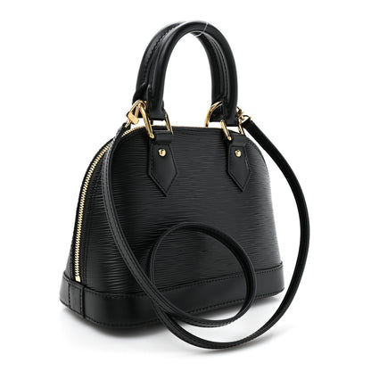 Louis Vuitton LV X TM Epi Alma BB Black 3 of 10