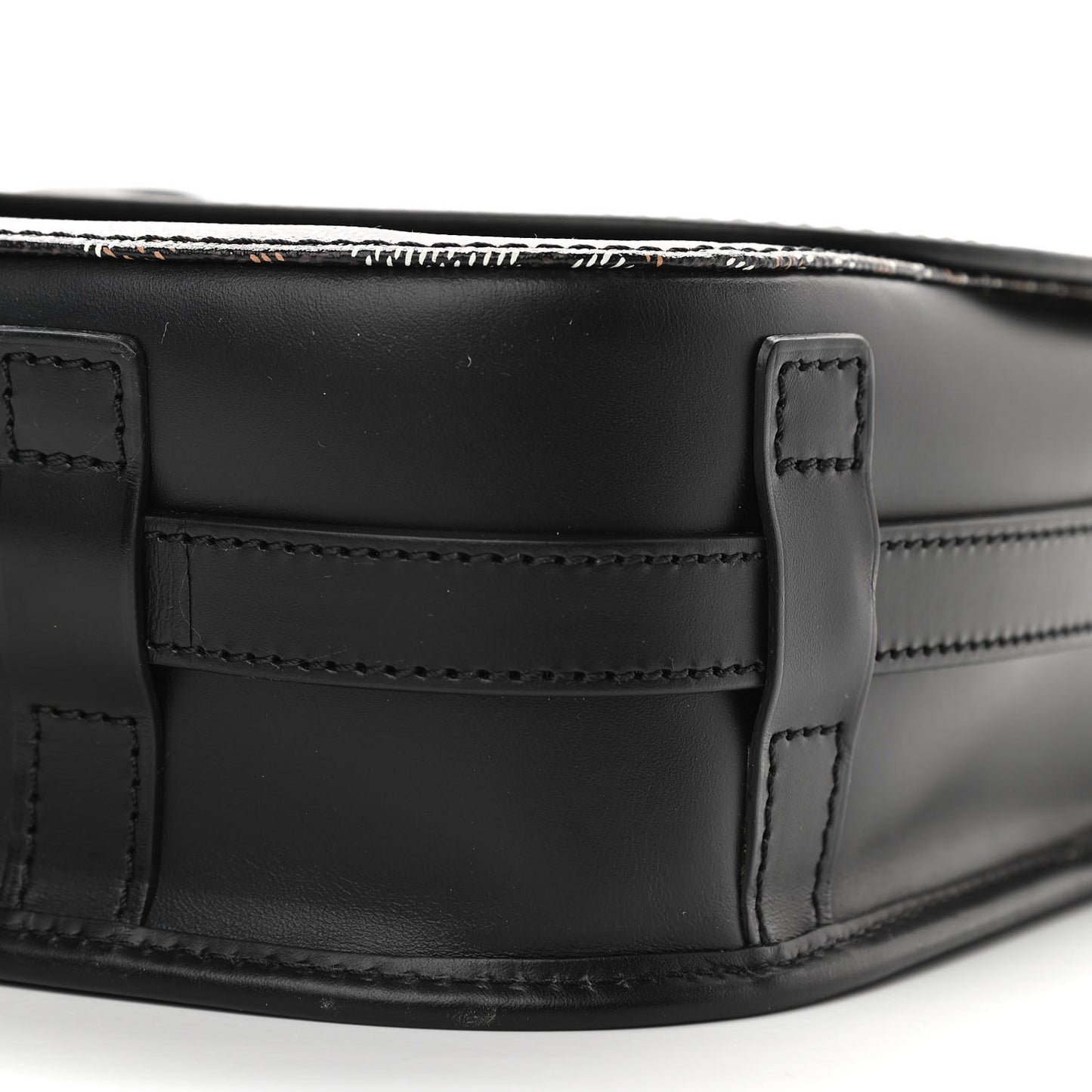 Goyardine Belvedere II MM Messenger Bag Black