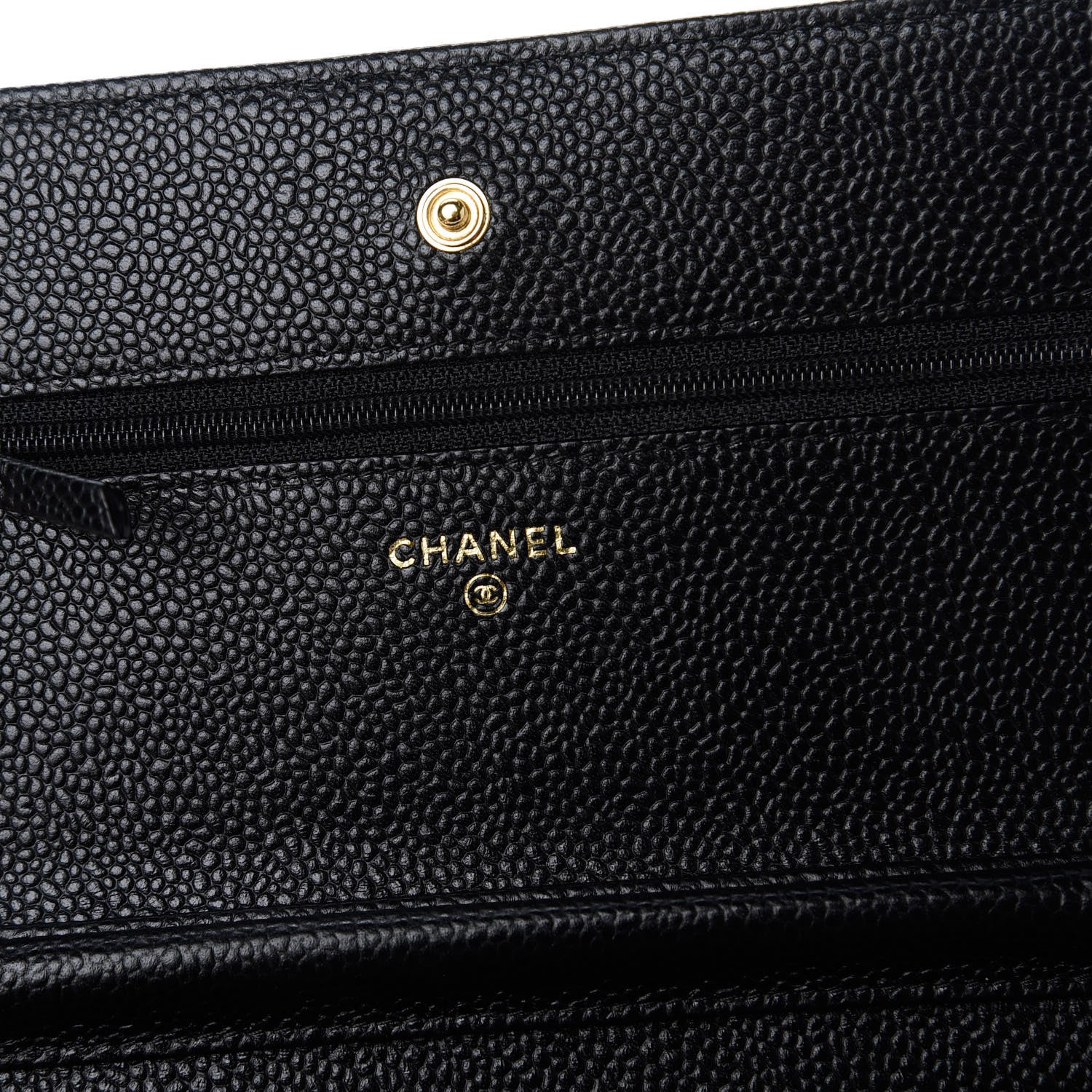 Chanel Caviar Quilted Wallet On Chain WOC Black 8 of 12