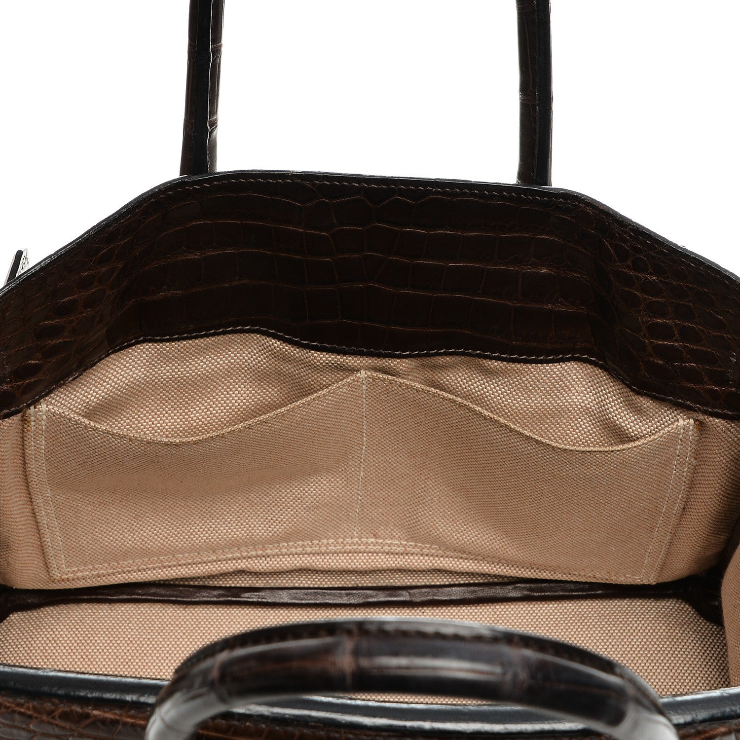 Hermes Matte Niloticus Crocodile Birkin 30 Chocolate 20 of 27