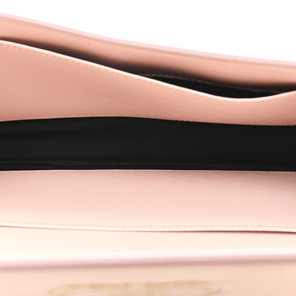 Salvatore Ferragamo Calfskin Gancini Liberty Chain Clutch Bonbon 5 of 11