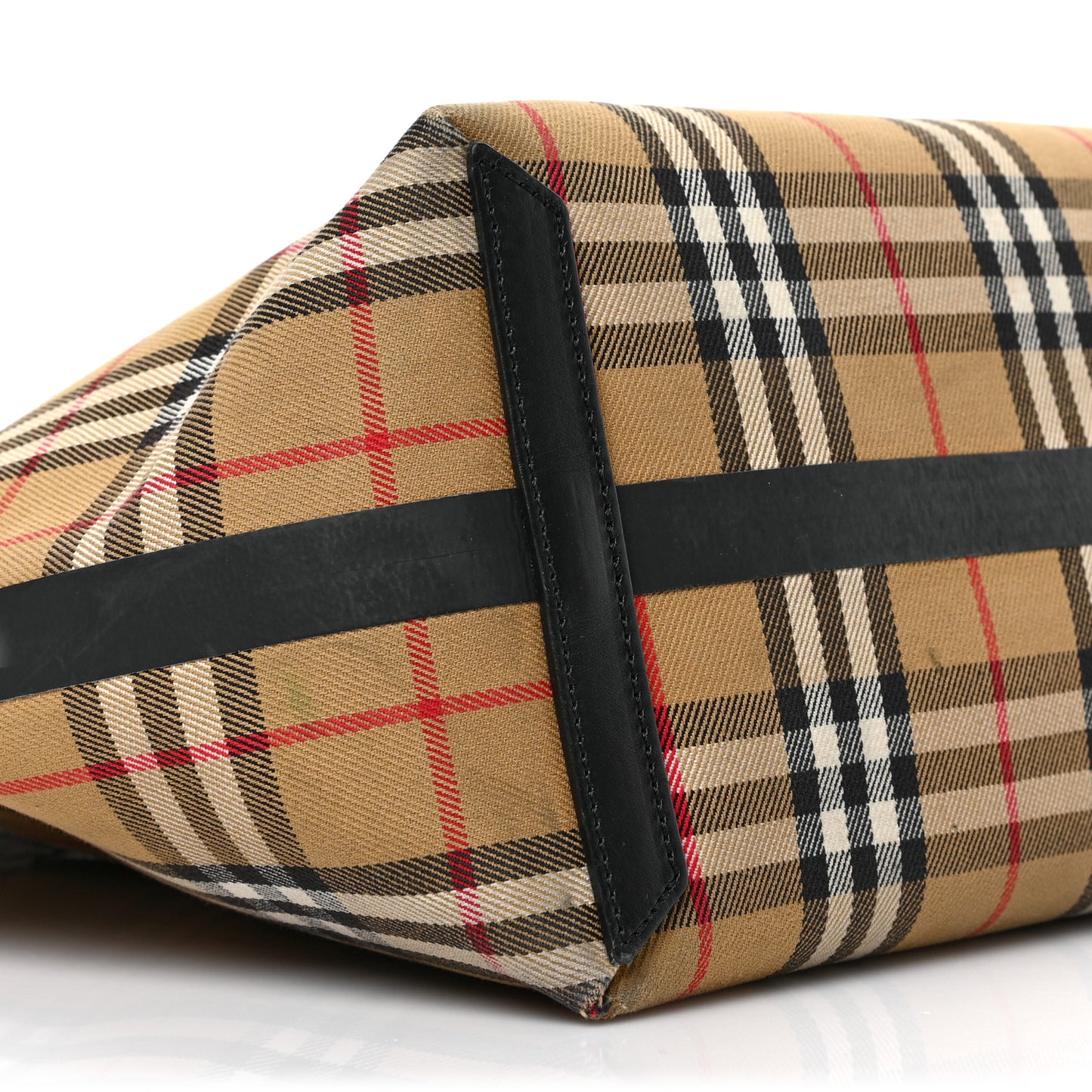 Vintage Check Medium The Giant Reversible Tote Antique Yellow Bright Red