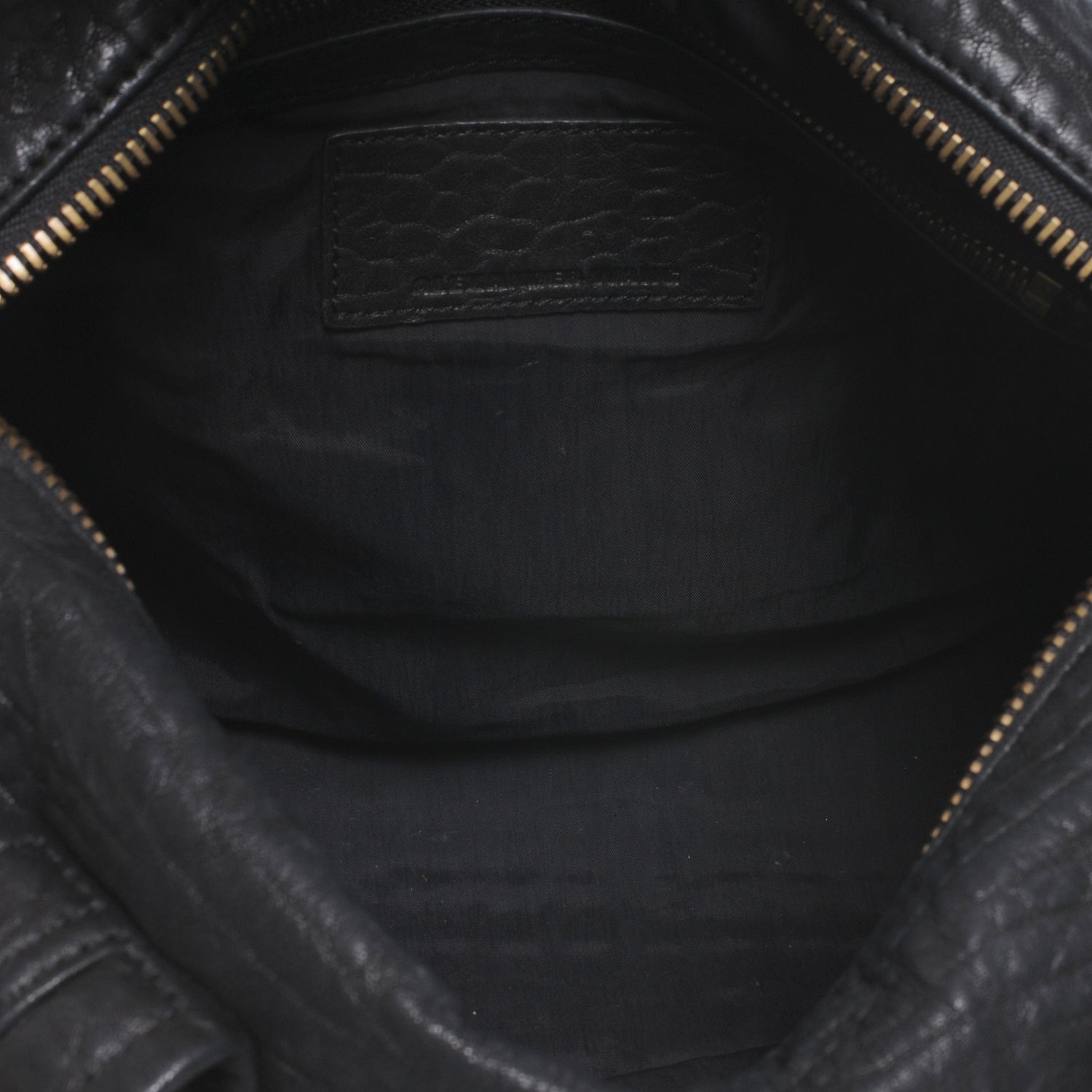 Alexander Wang Leather Rocco w Antique Brass Hardware Black 5 of 6