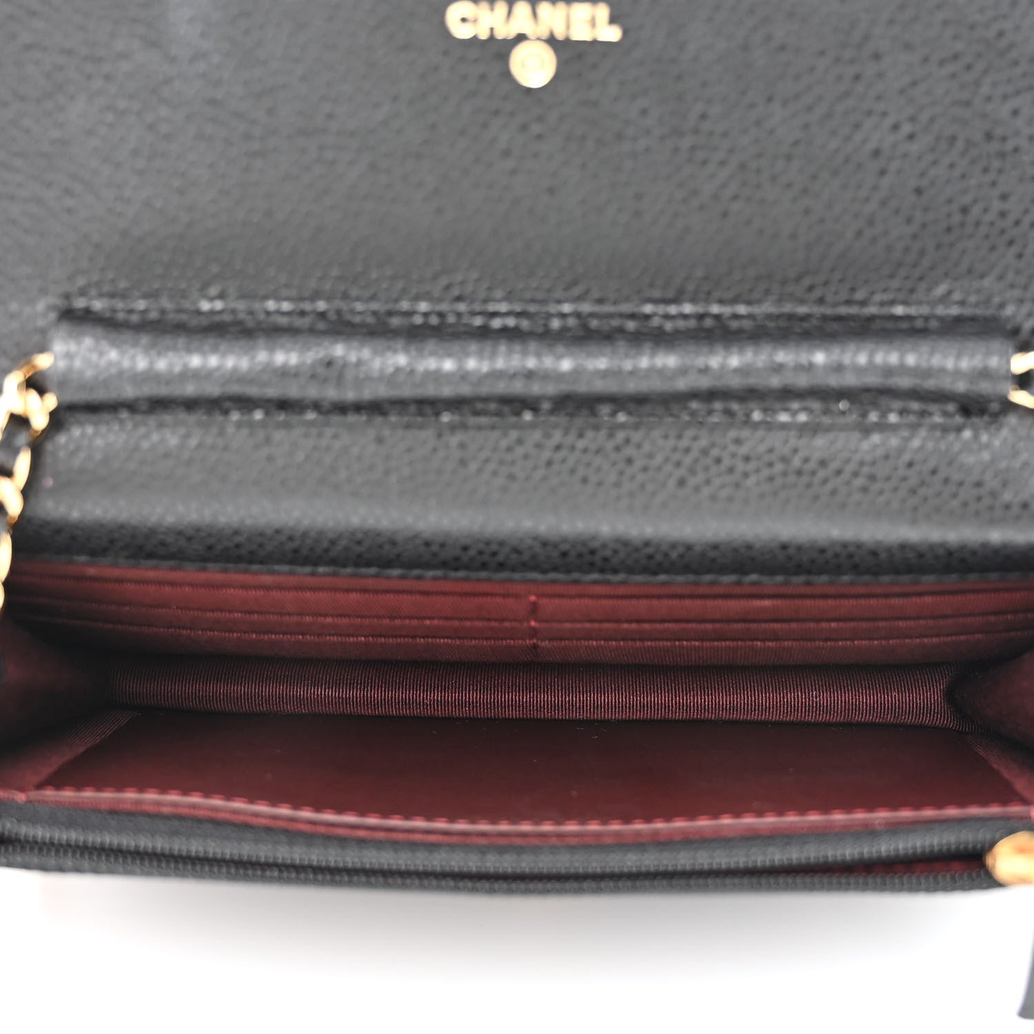 Chanel Caviar Quilted Wallet on Chain WOC Black 5 of 13