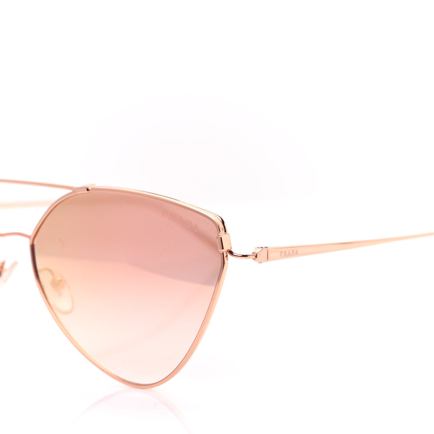 Prada Round Sunglasses SPR51U Pink 7 of 7
