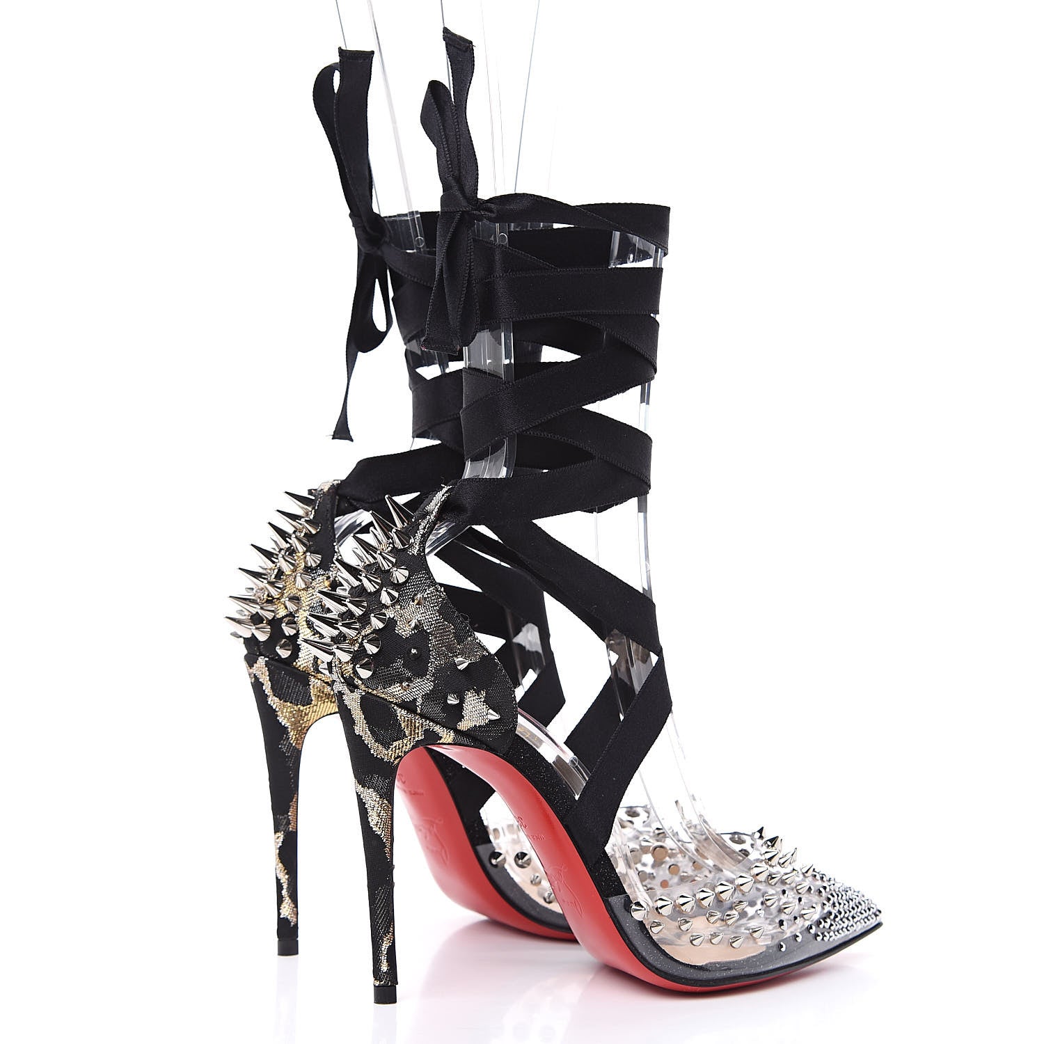 Christian Louboutin PVC Merchante Reine 100 Pumps 36 4 of 7