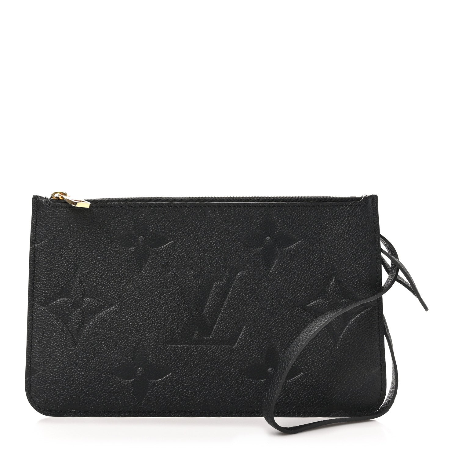 Louis Vuitton Empreinte Monogram Giant Neverfull MM Pochette Black 1 of 6