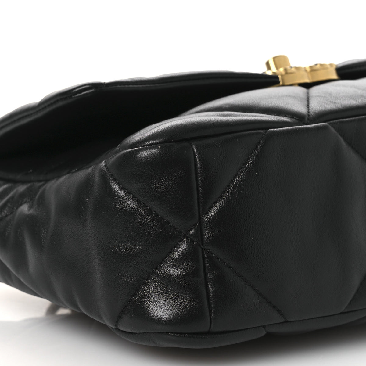 Chanel Lambskin Quilted Medium Chanel 19 Flap Black 9 of 12