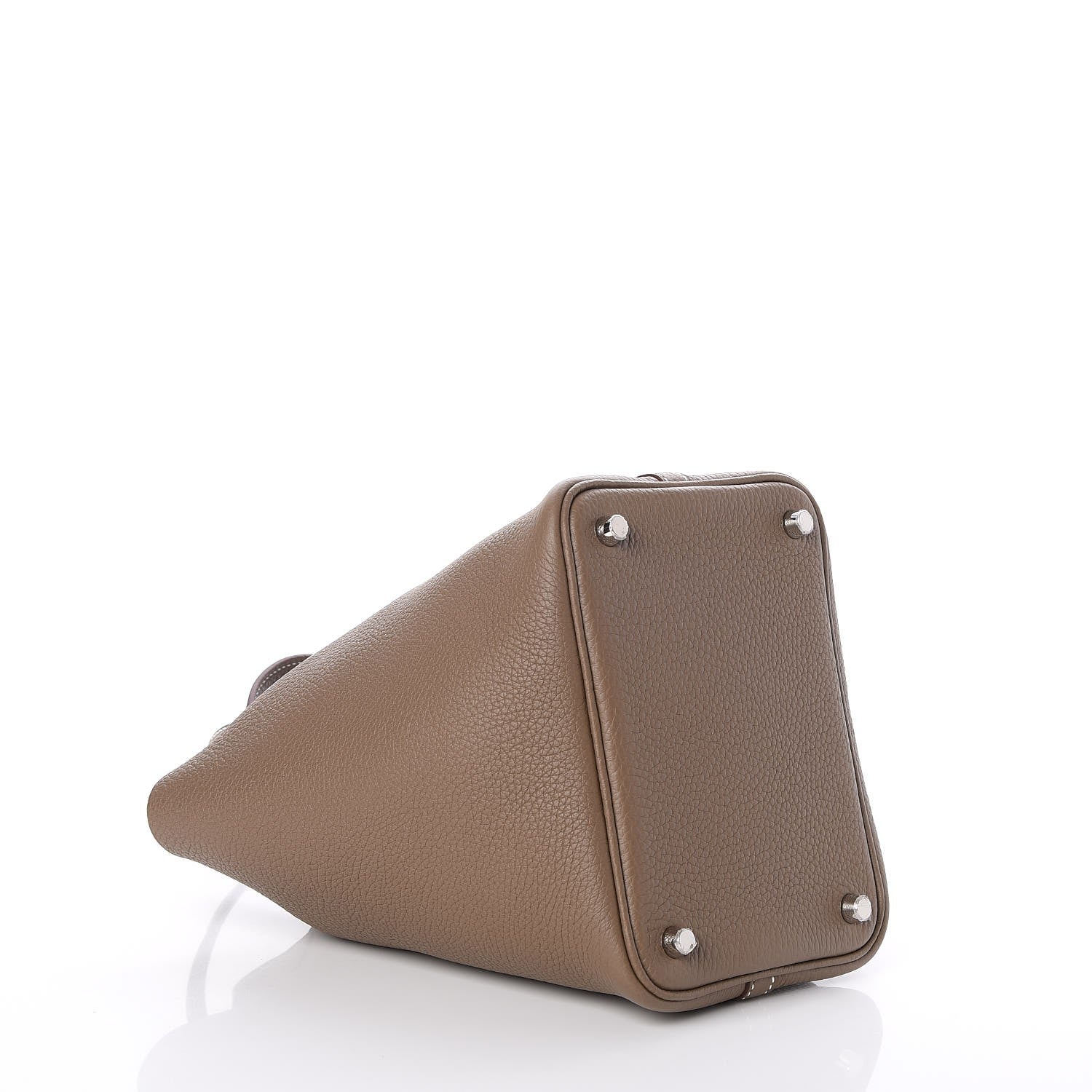 Hermes Taurillon Clemence Picotin Lock 18 PM Etoupe 4 of 8