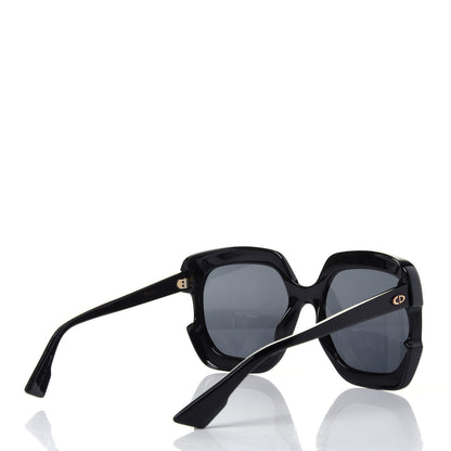 Christian Dior Square Gaia Sunglasses Black 3 of 5