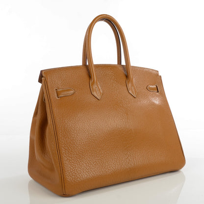 Hermes Chevre De Coromandel Birkin 35 Caramel 16 of 22