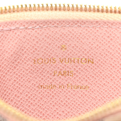 Louis Vuitton Damier Azur Recto Verso Card Holder Rose Ballerine 6 of 8