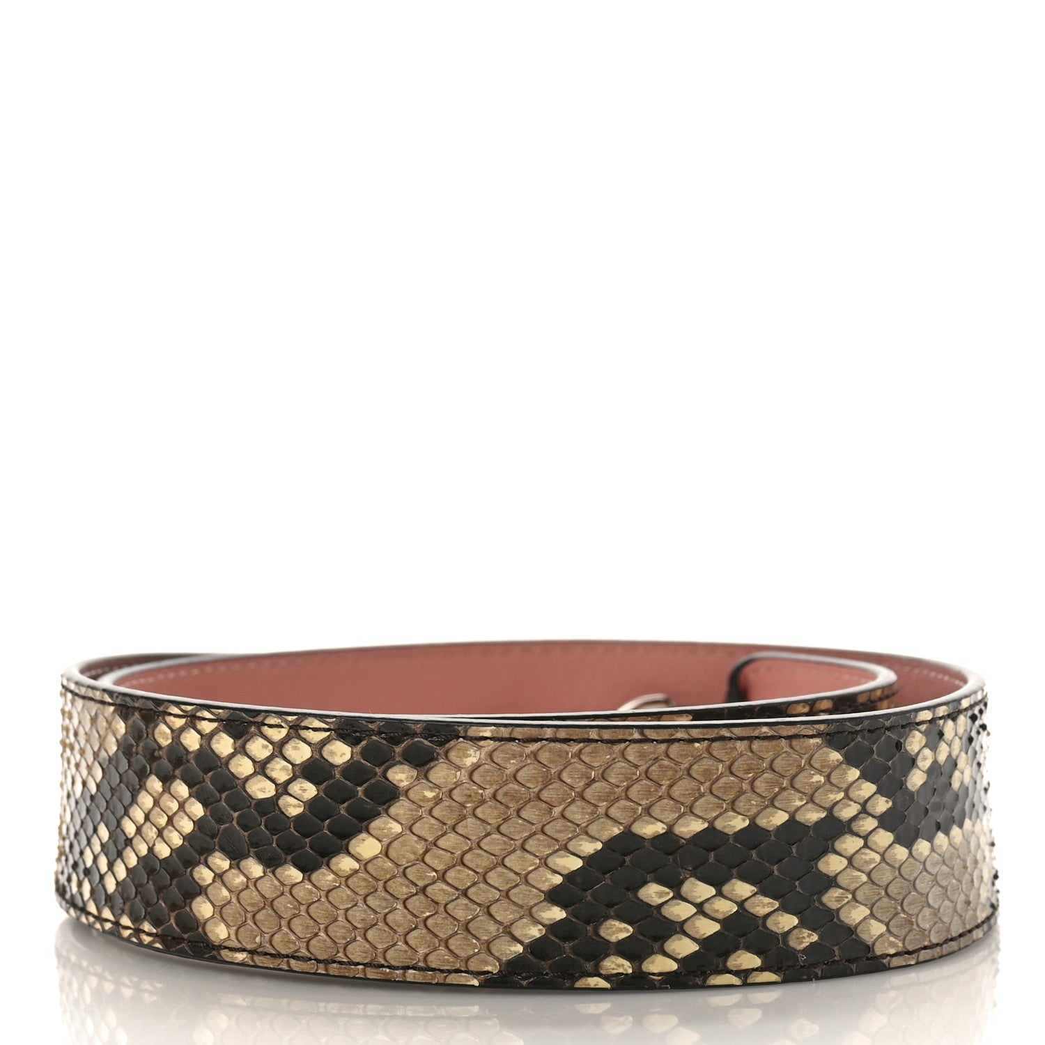 Louis Vuitton Snakeskin Bandouliere Shoulder Strap Natural 2 of 4