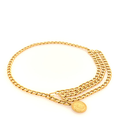 Chanel Chain CC 31 Rue Cambon Medallion Belt Gold 1 of 3