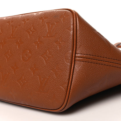 Louis Vuitton Empreinte Monogram Giant Neverfull MM Cognac 9 of 11