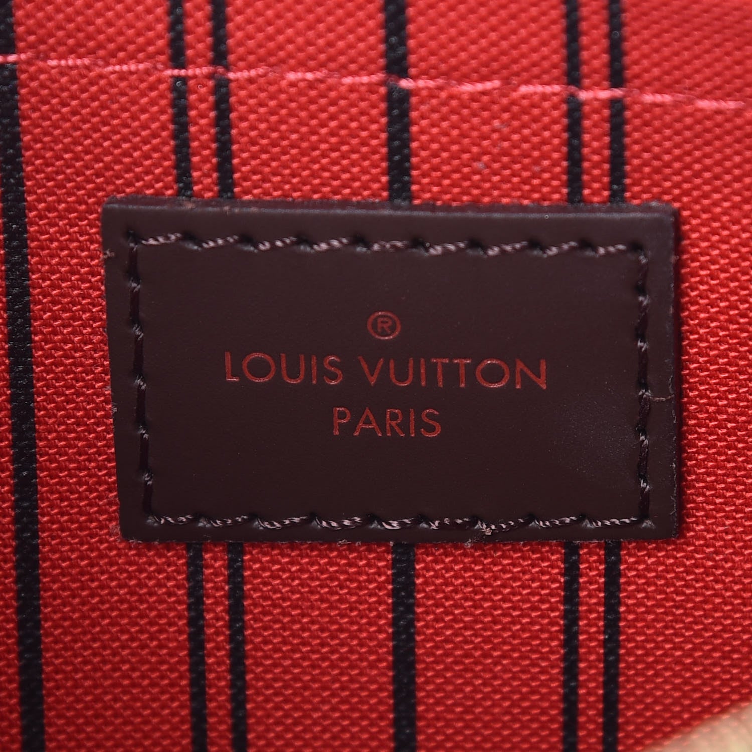 Louis Vuitton Damier Ebene Neverfull MM GM Pochette 6 of 8