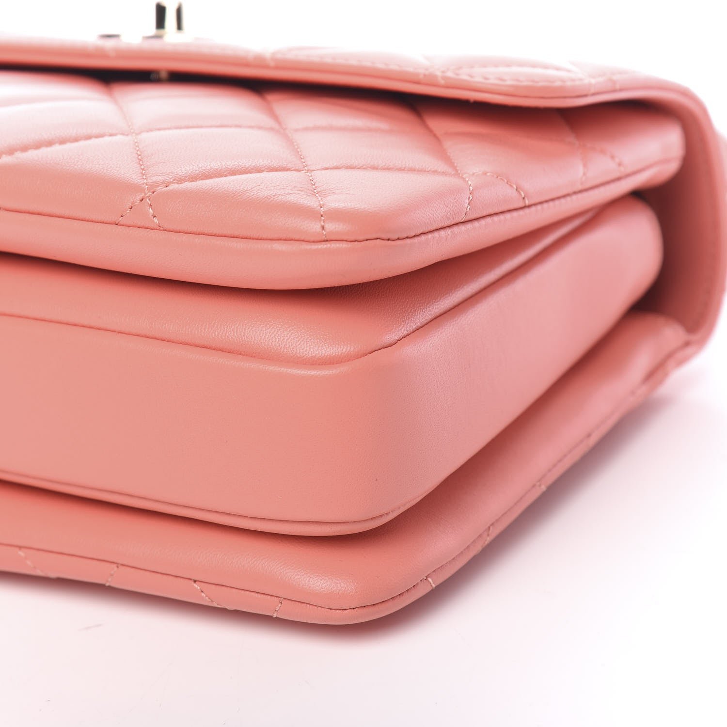 Chanel Lambskin Quilted Small Trendy CC Flap Dual Handle Bag Coral 9 of 11