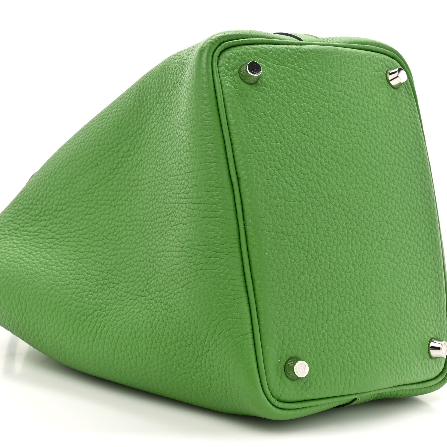 Hermes Taurillon Clemence Picotin Lock 18 PM Vert Yucca 10 of 13