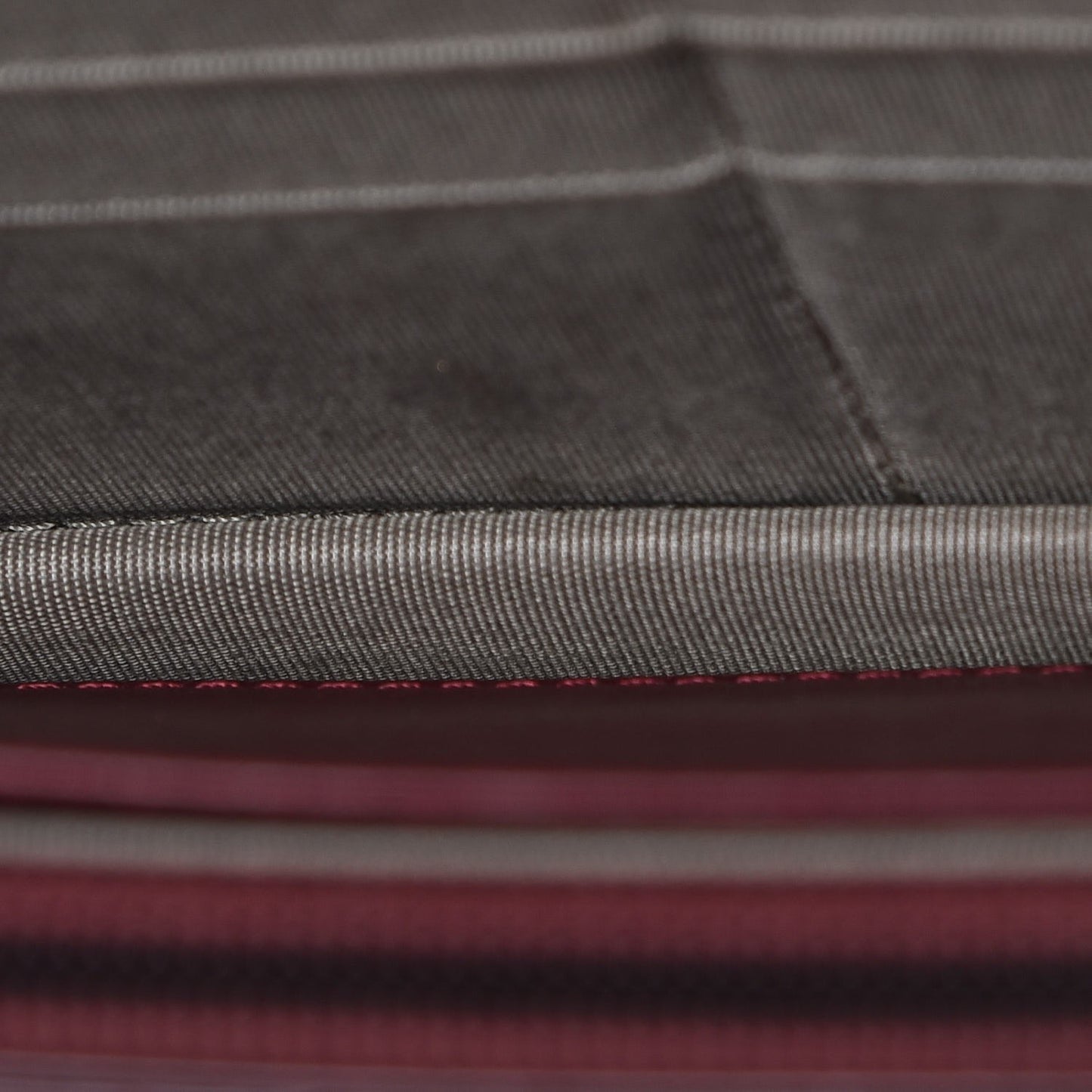 Patent Quilted Brilliant Wallet On Chain WOC Light Burgundy