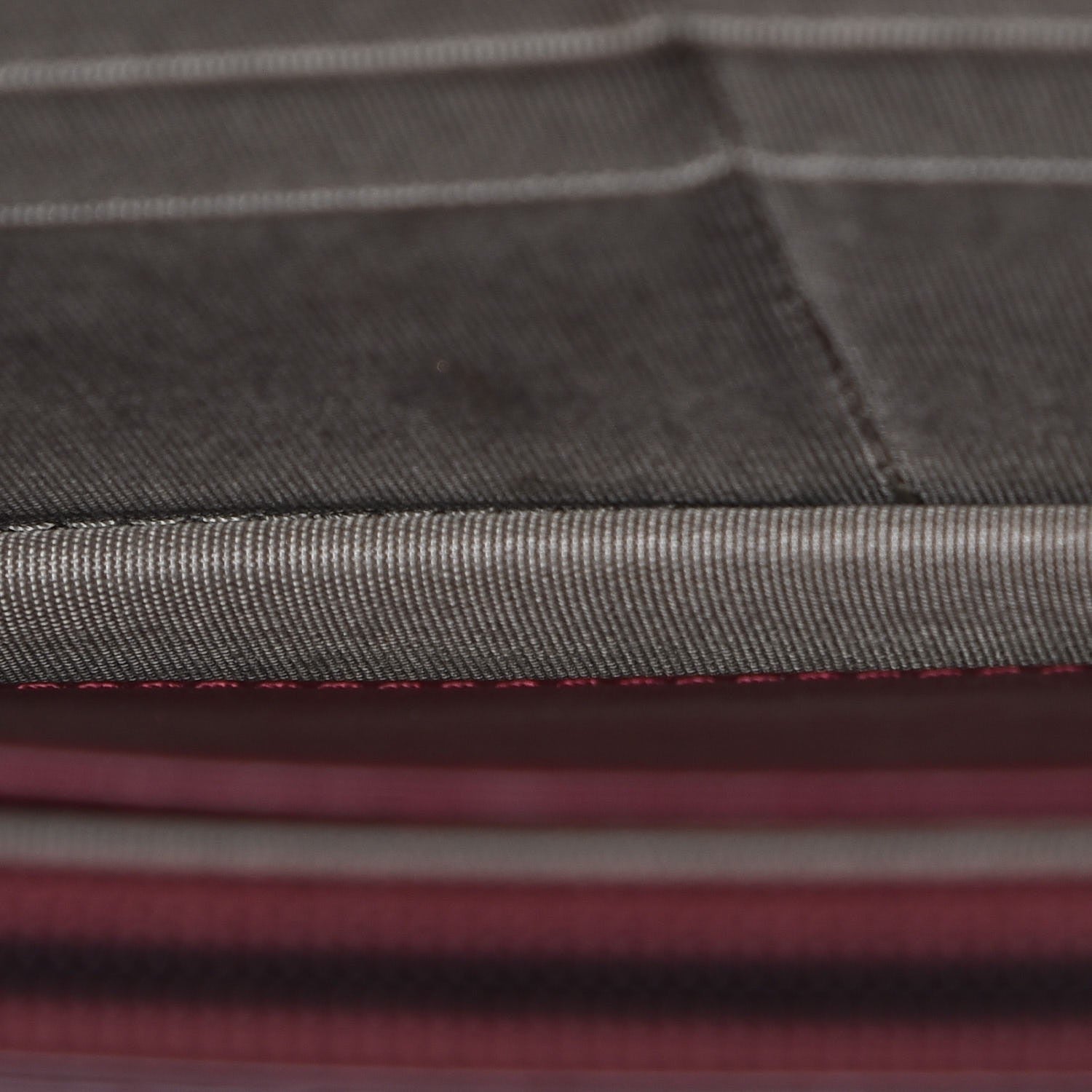 Chanel Patent Quilted Brilliant Wallet On Chain WOC Light Burgundy 9 of 9