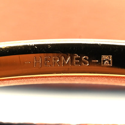 Hermes Togo Box 32mm H Belt 95 Orange Black 4 of 4