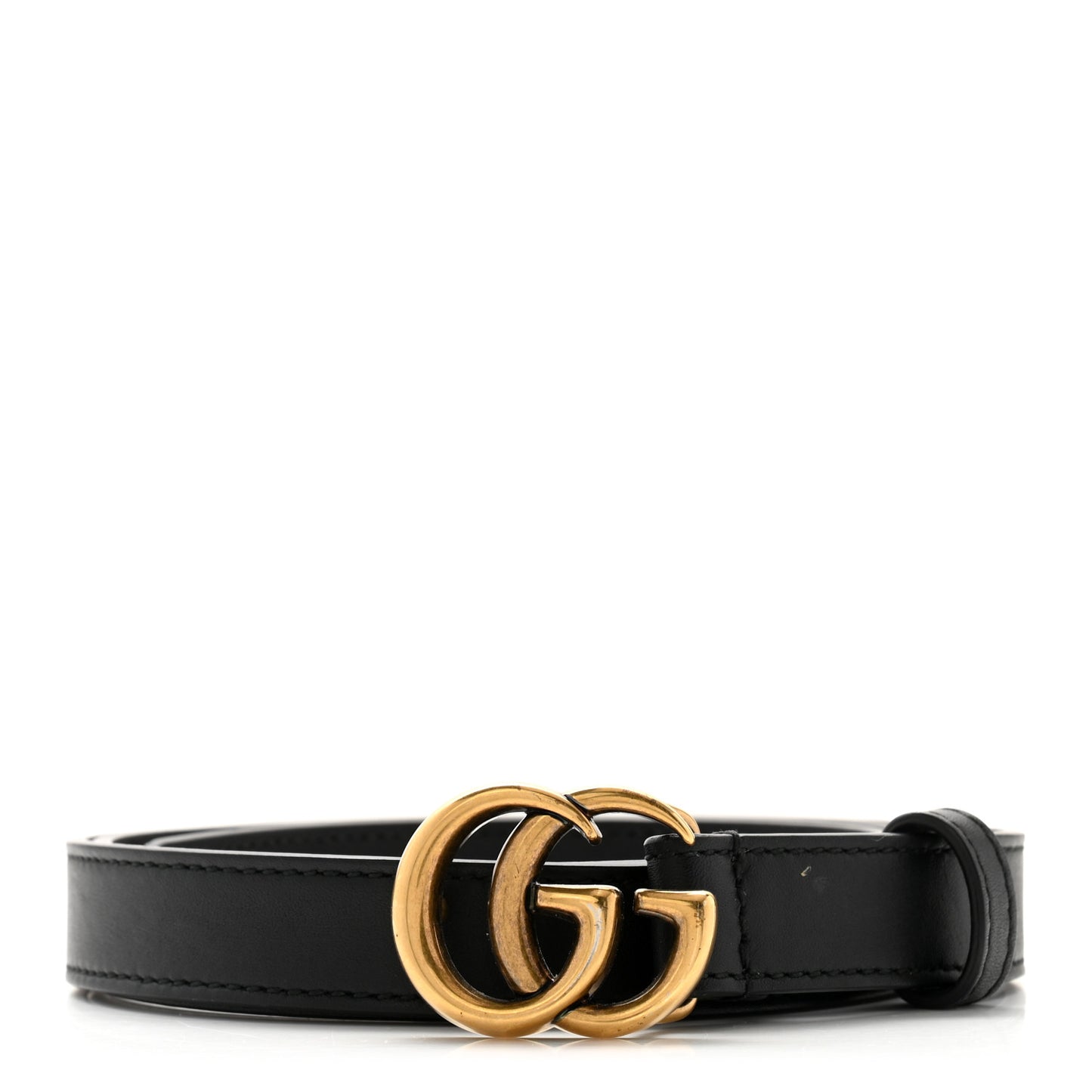 Calfskin Double G 20mm Belt 85 34 Black