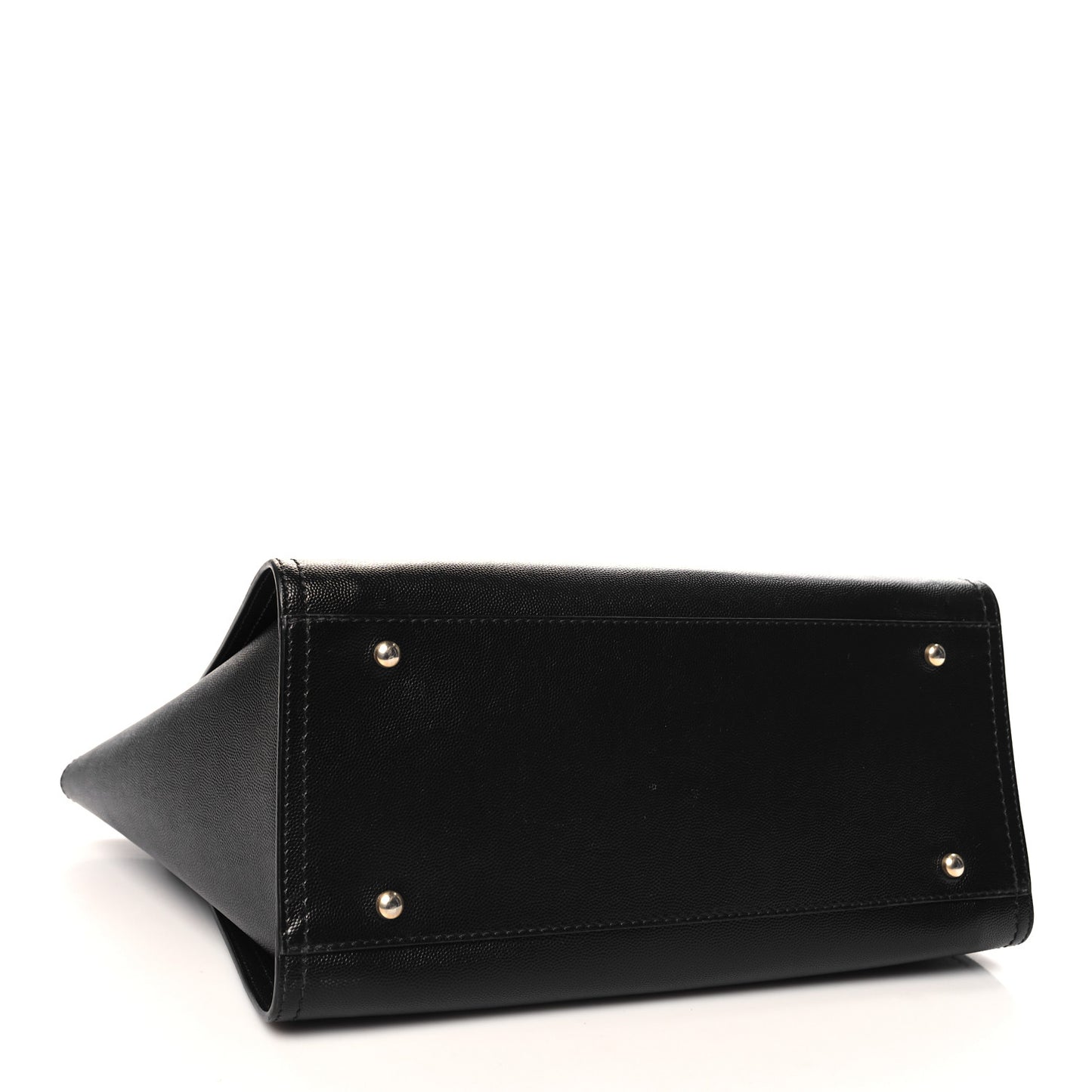 Caviar Small Studded Deauville Tote Black
