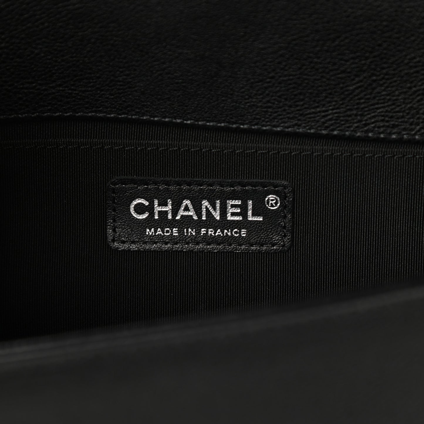 Calfskin Quilted Medium Boy Flap Black