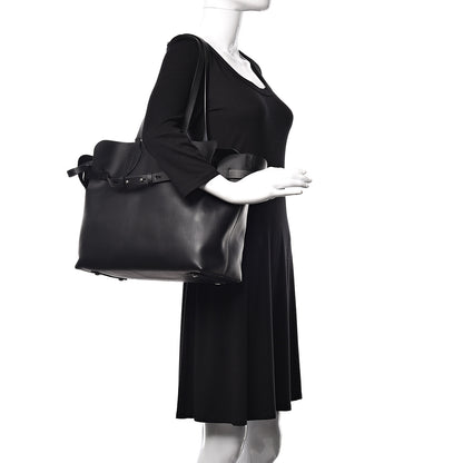 Burberry Soft Smooth Calfskin Medium Tote Black 2 of 11