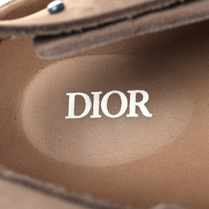 Christian Dior X BIRKENSTOCK Felted Wool Nubuck Calfskin Mens Milano Sandal 45 Brown 7 of 7