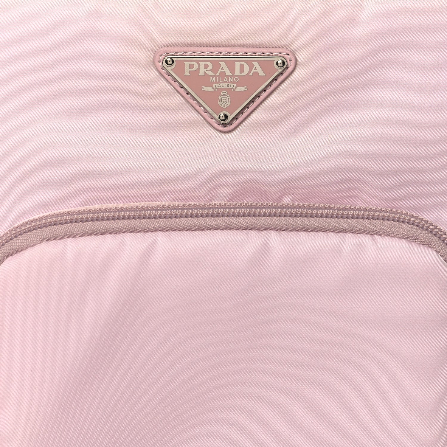 Prada Nylon Front Pocket Bag Pink 7 of 10