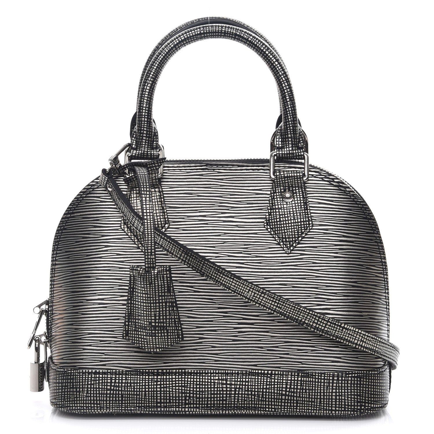 Louis Vuitton Epi Alma BB Platine 1 of 9