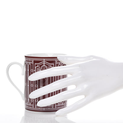 Hermes Porcelain H Deco Mug Rouge 2 of 7