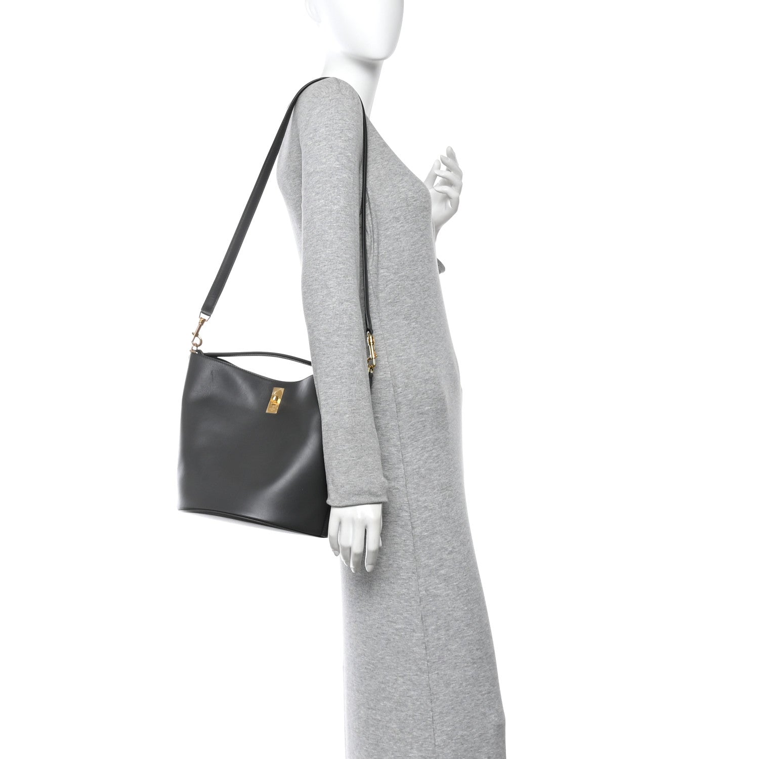Celine Smooth Calfskin Bucket 16 Bag Anthracite 2 of 13