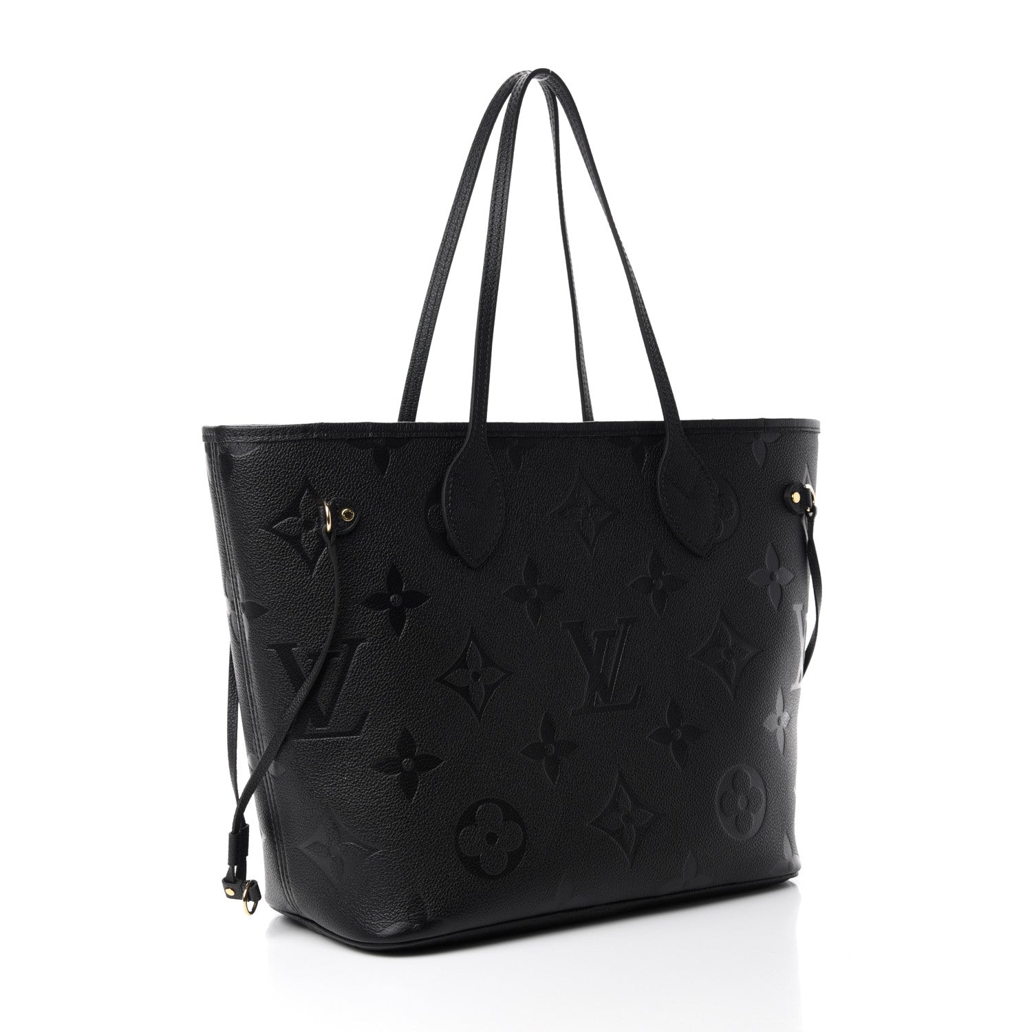 Louis Vuitton Empreinte Monogram Giant Neverfull MM Black 3 of 10