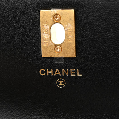 Chanel Caviar Quilted Chain Link Clutch With Chain Black 6 of 11