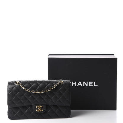 Chanel Caviar Quilted Medium Double Flap Black 11 of 11