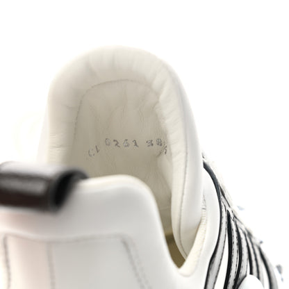 Louis Vuitton X FORNASETTI Calfskin Technical Nylon LV Archlight Sneaker 38.5 Black 8 of 8