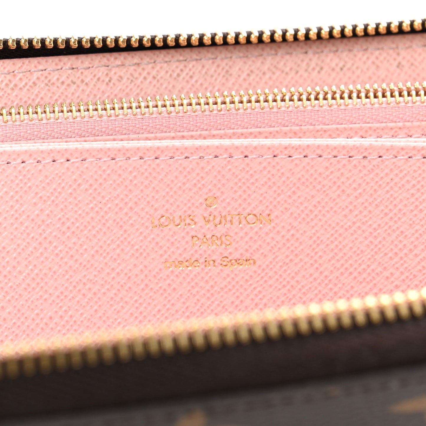 Monogram Zippy Wallet Rose Ballerine