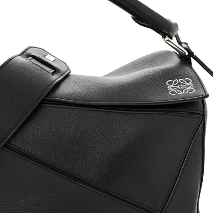 Loewe Calfskin Medium Puzzle Bag Black 7 of 9