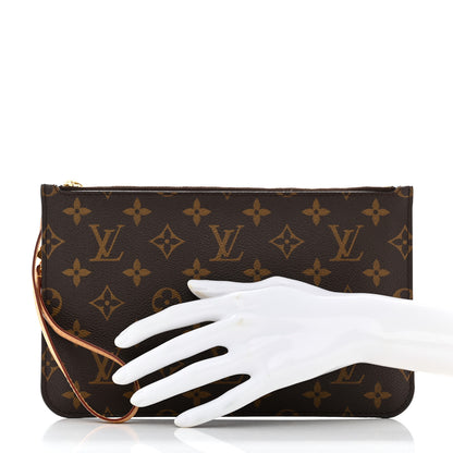 Louis Vuitton Monogram Neverfull MM GM Pochette 2 of 9